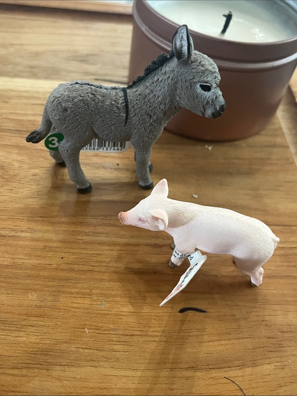 Schleich baby donkey & pig